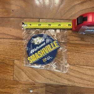 NHL Welcome to Smashville Blue Luggage tag
